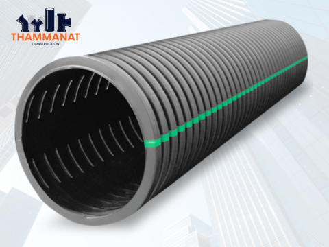 ท่อผนังสองชั้น (เจาะรู)